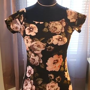Gorgeous Floral Bodycon Dress